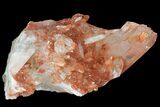Natural, Red Quartz Crystal Cluster - Morocco #84373-1